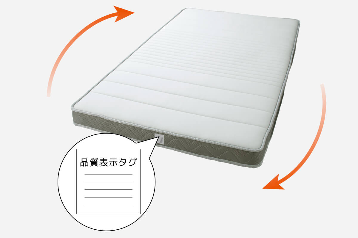 マットレスを長持ちさせるローテーション