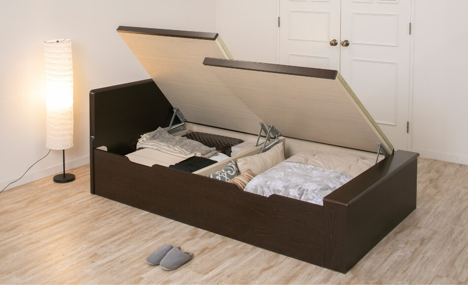 跳ね上げ畳収納ベッド