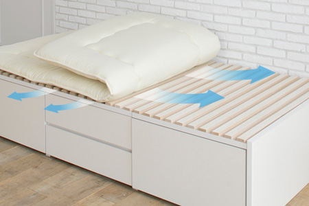 通気性に優れた桐すのこ