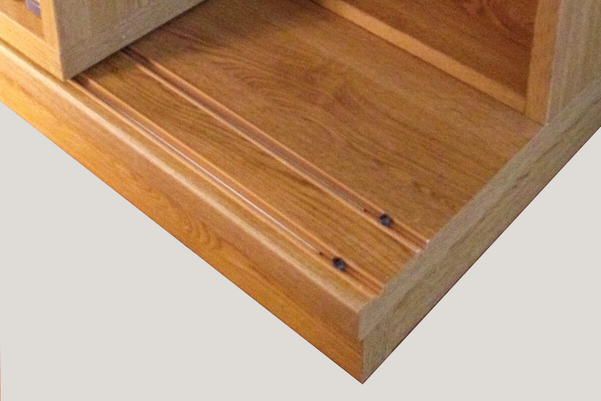 二重レールで奥行拡大可能